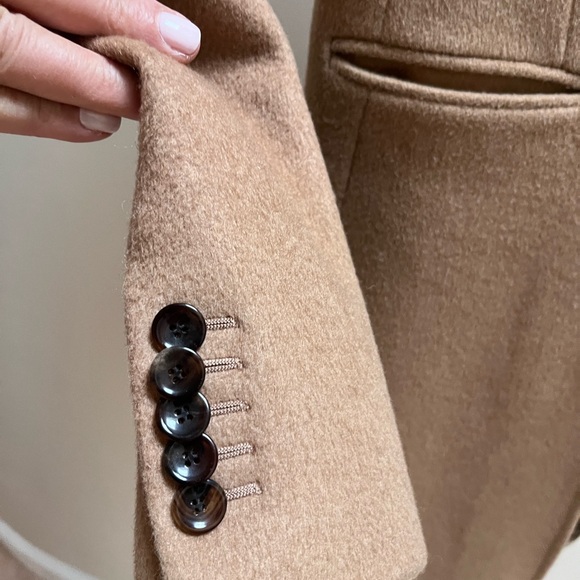 Camel Wool Blend Women's Coat - Picture 11 of 14